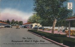 The Patio - Fairgrounds Motel & Coffee Shop - 1102 So. Union Ave. (N.E. corner New Fairgrounds and U.S. 99) Postcard