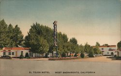 El Tejon Motel Postcard