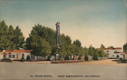 El Tejon Motel West Sacramento, CA Postcard Postcard Postcard