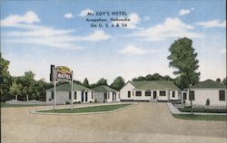 McCoy's Hotel On U.S. 6 & 34 Postcard