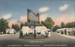 Sky Court - U.S. Highway 66 - 5940 West Central Ave Albuquerque, NM Postcard Postcard Postcard