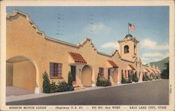 Mission Motor Lodge Salt Lake City, UT Postcard Postcard Postcard