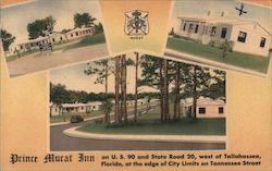 Prince Murat Inn on U.S. 90 and State Road 20 Tallahassee, FL Postcard Postcard Postcard