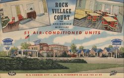 Rock Village Court Postcard