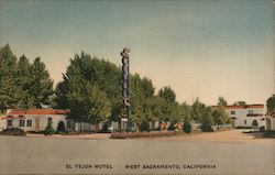 El Tejon Motel Postcard