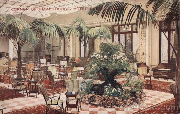 Corner of Palm Lounge, Hotel Russell London, United Kingdom Postcard