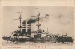 Battle Ship Mikasa Japan Postcard Postcard Postcard