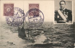 Fleet Admiral Heihachirō Togo and Submarine Postcard