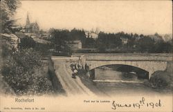 Pont sur la Lomme Rochefort, Belgium Postcard Postcard Postcard