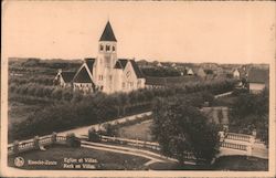 Eglise et Villas Postcard