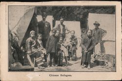 Chinese Refugees San Francisco, CA 1906 San Francisco Earthquake Postcard Postcard Postcard