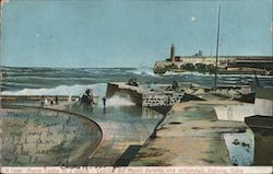 Morro Castle In A Storm Havana, Cuba Postcard Postcard Postcard