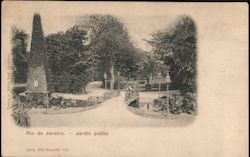 Rio de Janeiro - Jardin public Brazil Postcard Postcard Postcard