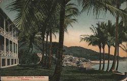 Island of Taboga, showing Sanitarium Postcard