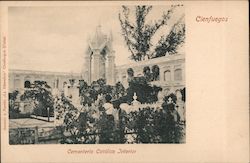 Catholic cemetery interior Cienfuegos, Cuba Postcard Postcard Postcard