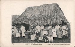 Country Hut Havana, Cuba Postcard Postcard Postcard