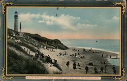 Back Beach, Lower Light and Beacon Queenscliff, Australia Postcard Postcard Postcard