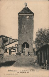 La Vieille Tour du XIIIe siècle - Vue prise de la rue Dému, France Postcard Postcard Postcard