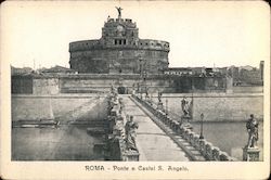 Ponte e Castel S. Angelo Postcard