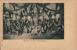 Mensur auf der Hirschgasse Postcard