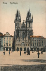 The Church of Our Lady before Týn / Teinkirche Prague, Czech Republic Eastern Europe Postcard Postcard Postcard