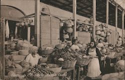 Guatemala C.A. Interior, Mercado Central Postcard