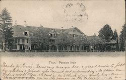 Pension Itten - Itten boarding house Thun, Switzerland Postcard Postcard Postcard