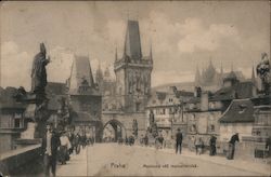 Mostecká věž malostranská Postcard