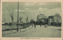 Lido - Riviera S. Nicolò Postcard