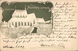 Luidgerikirche, Norden, Ostfriesl. Postcard