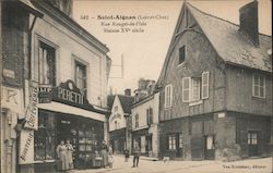 Saint-Aignan (Loir-et-Cher), Rue Rouget-de-l'Isle France Postcard Postcard Postcard