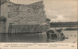 Trilport bridge France Postcard Postcard Postcard