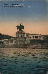 Rhein - Deutsches Eck - Kaiser-Wilhelm-Denkmal Germany Postcard Postcard Postcard