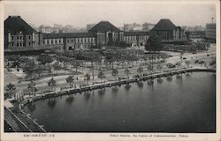 Tokyo Station, the Center of Communication Postcard