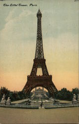 The Eiffel Tower Paris, France Postcard Postcard Postcard