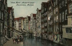 "Oude Lyds" Achterburgwal Amsterdam, Holland Netherlands Postcard Postcard Postcard