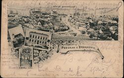 Pozdrav z Brankovice Czech Republic Eastern Europe Postcard Postcard Postcard