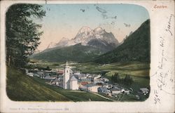 The mountain resort of Sexten Postcard