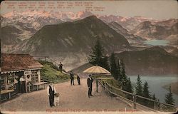 The "Känzeli" lookout on Mount Rigi (1470 m) Postcard