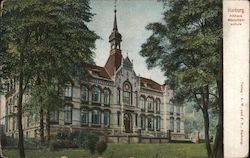 Harburg - Höhere Mädchenschule Postcard