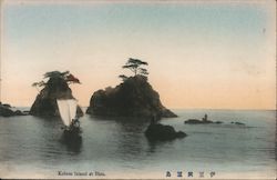 Koboto Island at Idzu Postcard