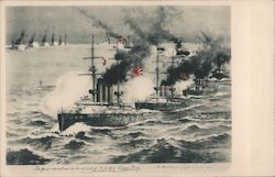 A naval war Japan Postcard Postcard Postcard