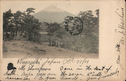 View of Mt. Fuji Japan Postcard Postcard Postcard