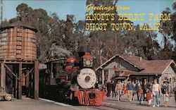 Train Old 41, Knott's Berry Farm, Ghost Town Postcard