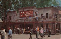 Calico Saloon, Ghost Town, Knott's Berry Farm Postcard