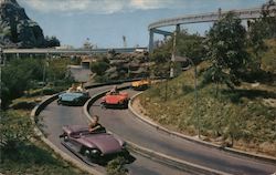 Tomorrowland Autopia Anaheim, CA Disney Postcard Postcard Postcard