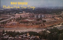 Naval Hospital, Balboa Park Postcard