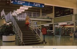 San Jose Municipal Airport Postcard