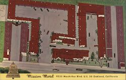 Mission Motel & Apartments Oakland, CA Postcard Postcard Postcard