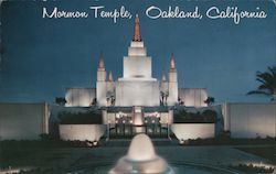 Mormon Temple Postcard